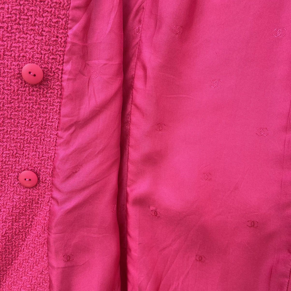 Chanel Chanel Pink Wool Blazer Button Ladies Size XS / US 0-2 / IT 36-38 - 14 Thumbnail