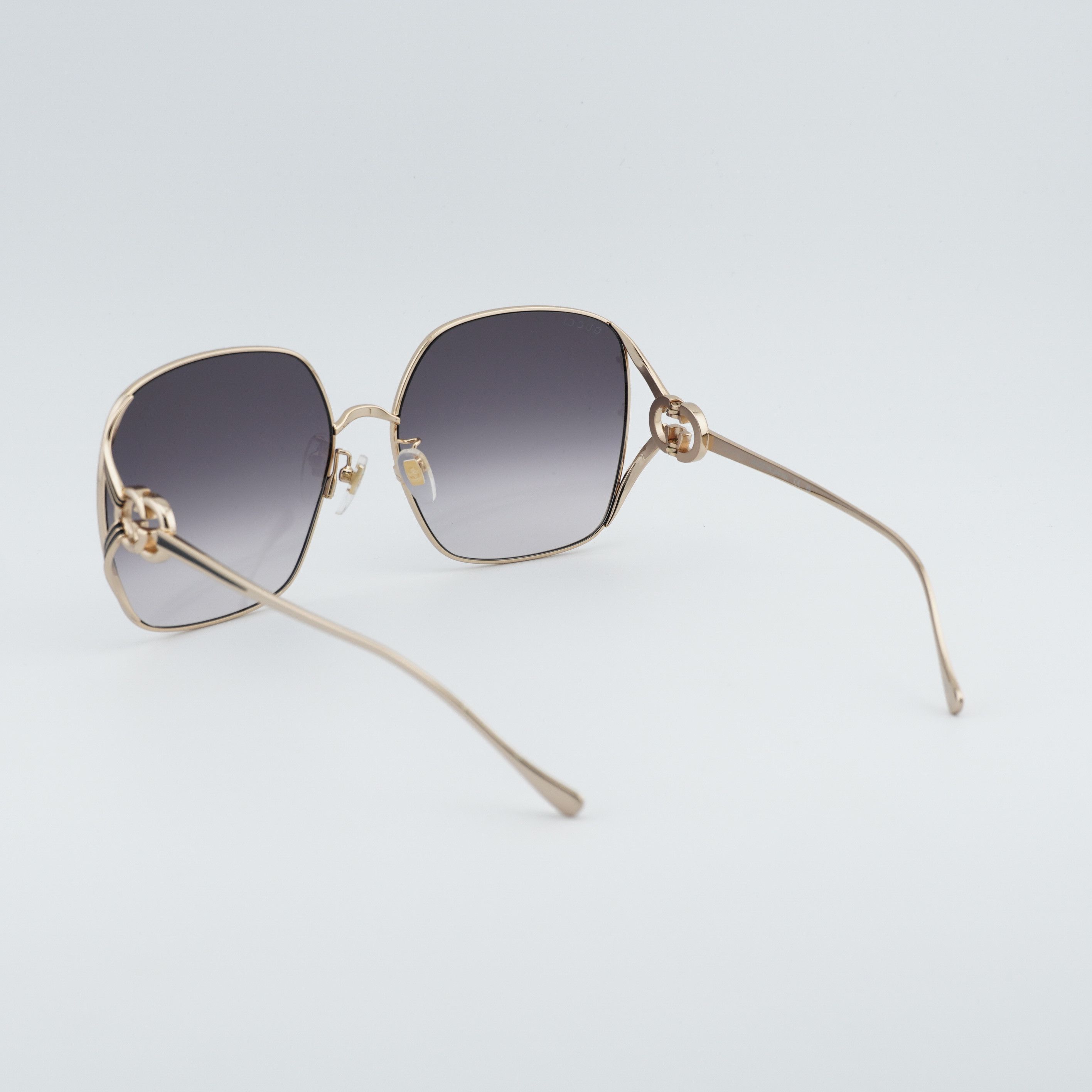 Gucci Gucci GG1323S 001 Sunglasses Gold Square Frame, Grey Lenses Size ONE SIZE - 5 Thumbnail