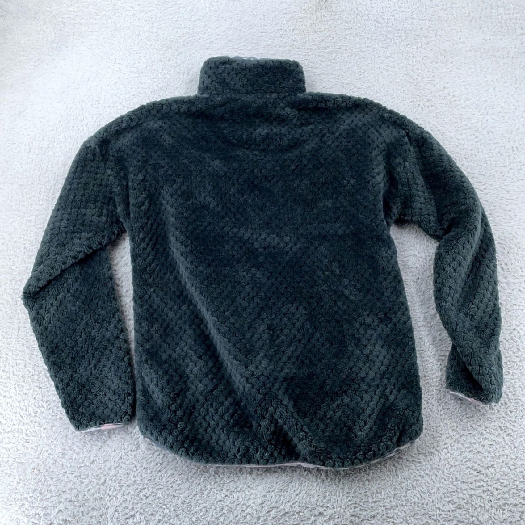 Vintage Simply Southern Sherpa Pullover Gray Aztec Pocket Fleece Women Small Size S / US 4 / IT 40 - 3 Thumbnail