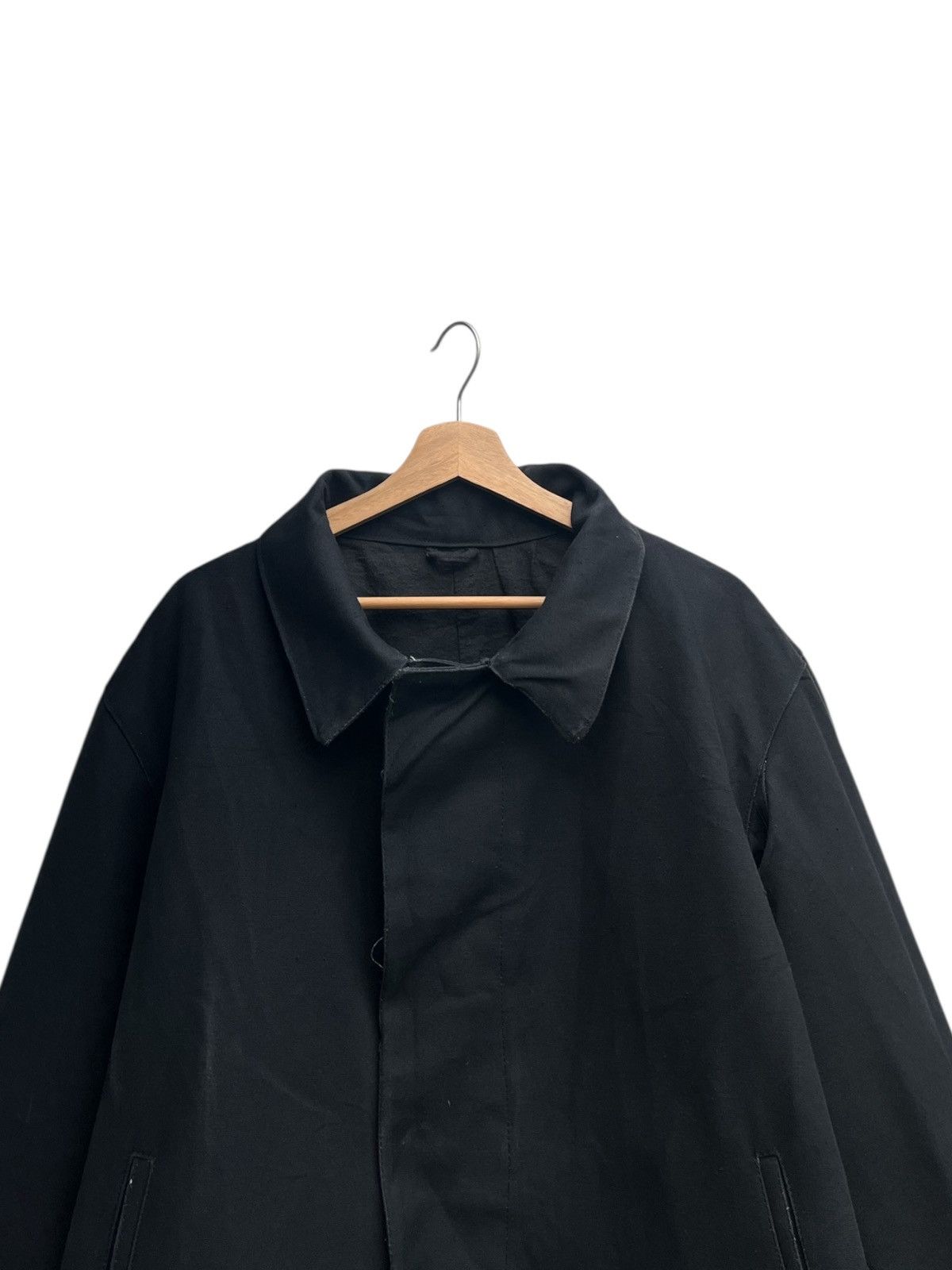 Vintage Vintage Russian Army Deck Jacket Solid Black Size US M / EU 48-50 / 2 - 8 Thumbnail