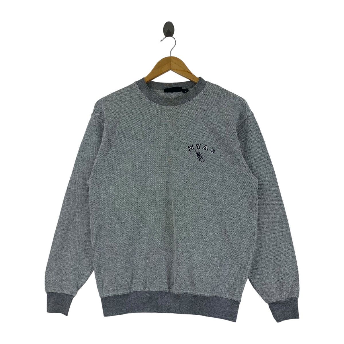 Vintage Vintage NYAC NEW YORK Athletic Club Sweatshirt Ringer Size L / US 10 / IT 46 - 1 Thumbnail