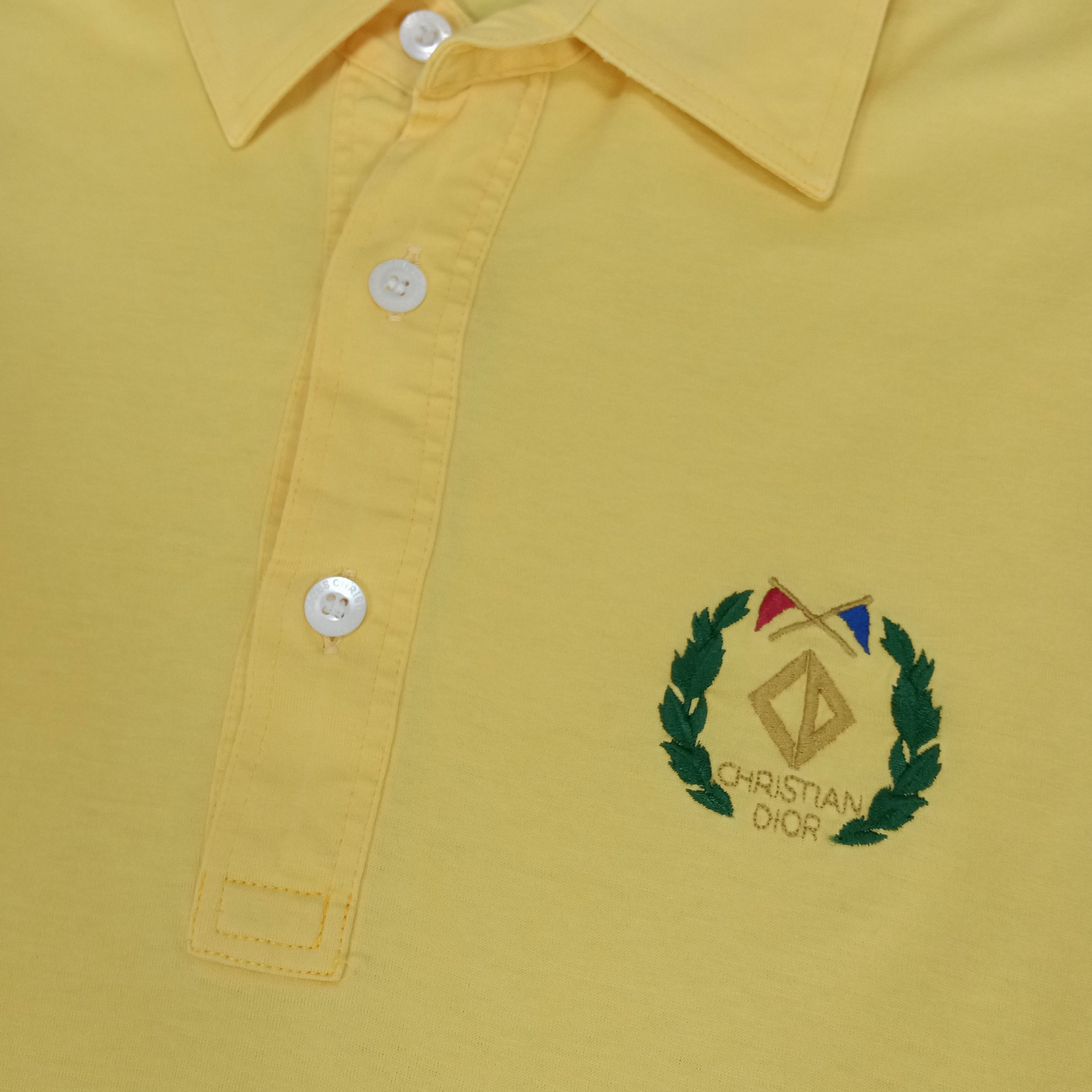 Christian Dior Monsieur × Vintage Christian Dior Italian Brand Small Logo Polos Size US M / EU 48-50 / 2 - 2 Thumbnail
