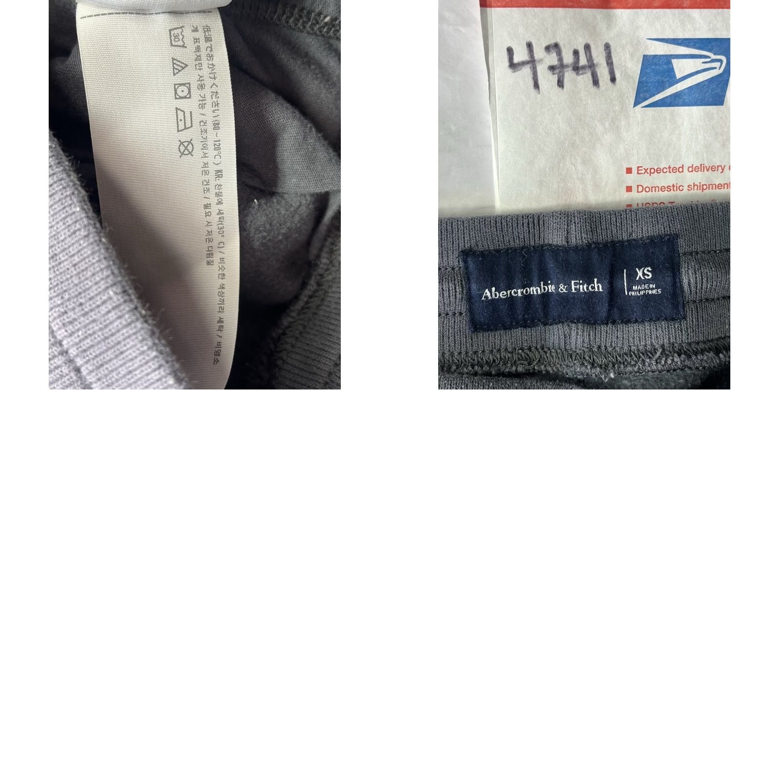 Abercrombie & Fitch Abercrombie & Fitch Sweatpants Women XS Gray Jogger Fleece Stretch Pockets Size 26" / US 2 / IT 38 - 9 Thumbnail