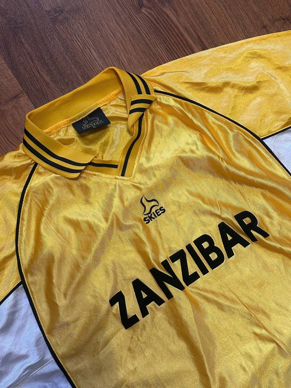 Boda Skins Vintage Zanzibar Football Jersey — Yello Size US XL / EU 56 / 4 - 3 Thumbnail