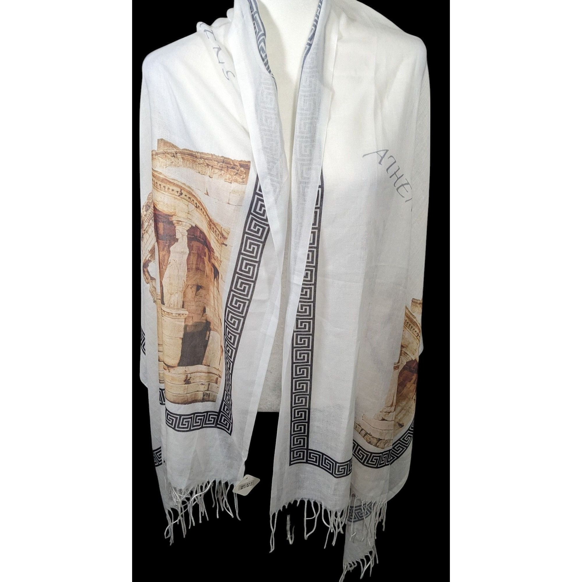 Other Linda Accessories Athens Greece Souvenir Scarf Size ONE SIZE - 3 Thumbnail