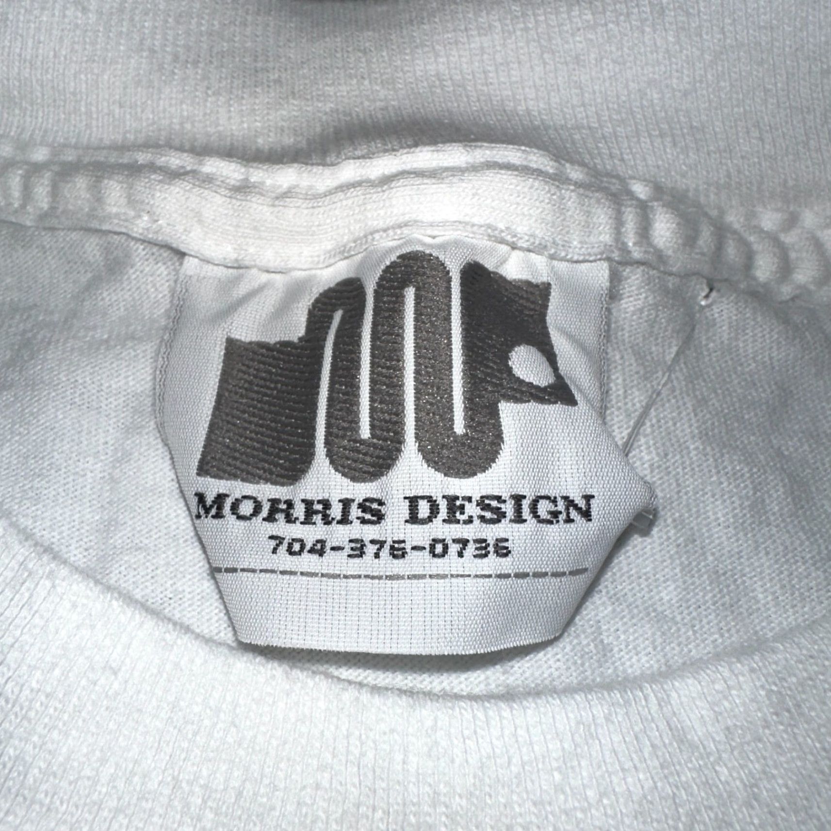NASCAR VINTAGE Darrel Waltrip 1993 Morris Design Nascar Think Fast 90s Racing White T-Shirt XL Mens Size US XL / EU 56 / 4 - 4 Thumbnail