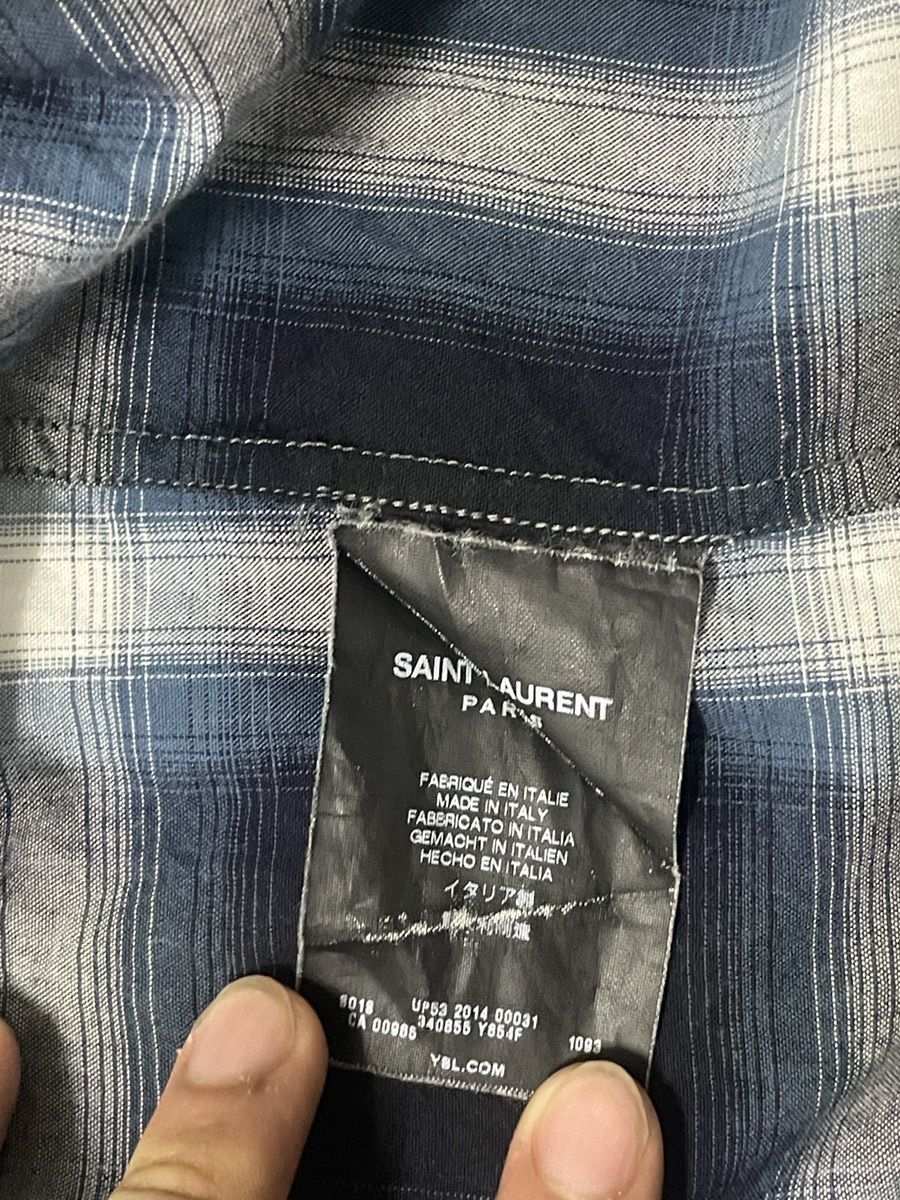 Saint Laurent Paris Saint Laurent Paris Shadow Shirt Size US M / EU 48-50 / 2 - 3 Thumbnail