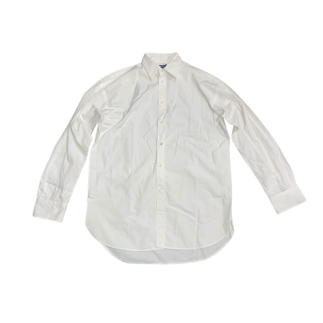 Polo Ralph Lauren Women's Long Sleeve Shirt 10 Classic Preppy Oxford Academia Size L / US 10 / IT 46 - 1 Thumbnail