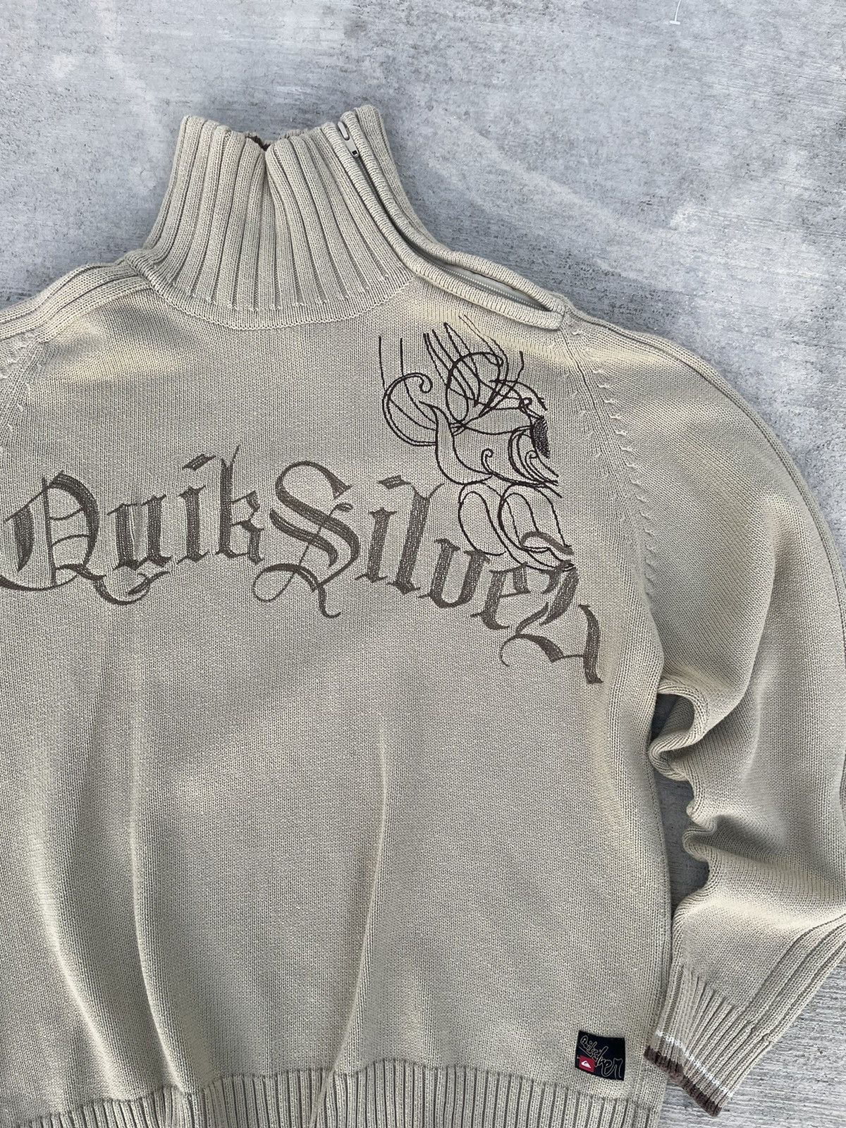 Quiksilver Vintage QuikSilver knitted sweater Size US L / EU 52-54 / 3 - 4 Thumbnail