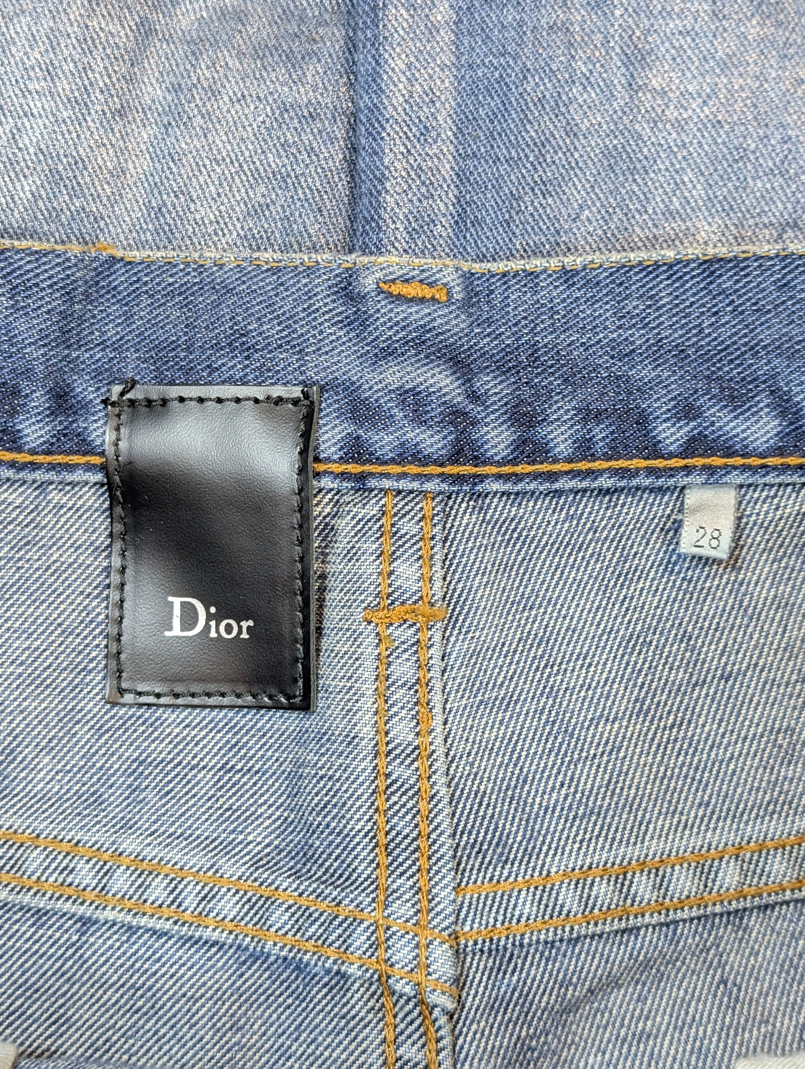 Dior × Hedi Slimane Dior Homme Think Fast Silver Wax SS08 Kris Van Assche Size US 28 / EU 44 - 3 Thumbnail