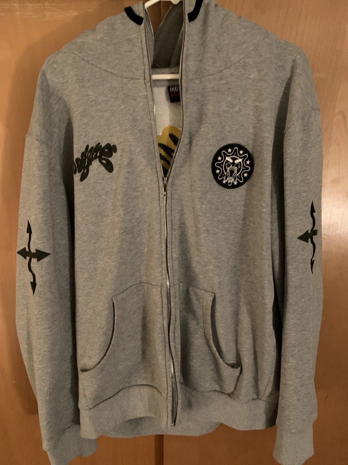 Glo Gang Grey GloGang Full Zip Jacket | Grailed
