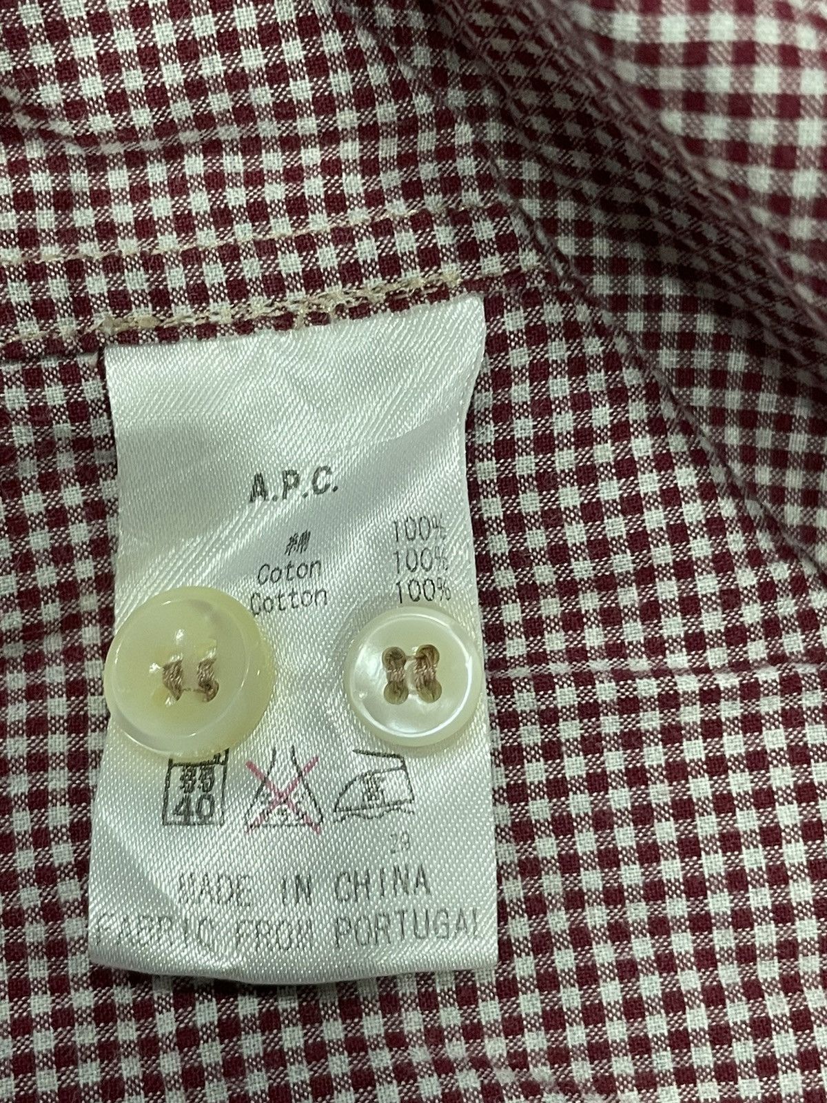 A.P.C. A.P.C Shirt Size US XS / EU 42 / 0 - 5 Thumbnail
