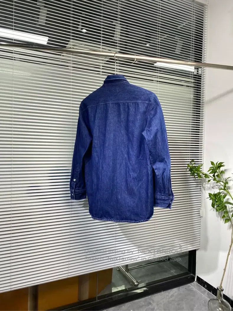 Raf Simons Raf Simons Taped silver leather brand denim shirt Size US XS / EU 42 / 0 - 2 Thumbnail