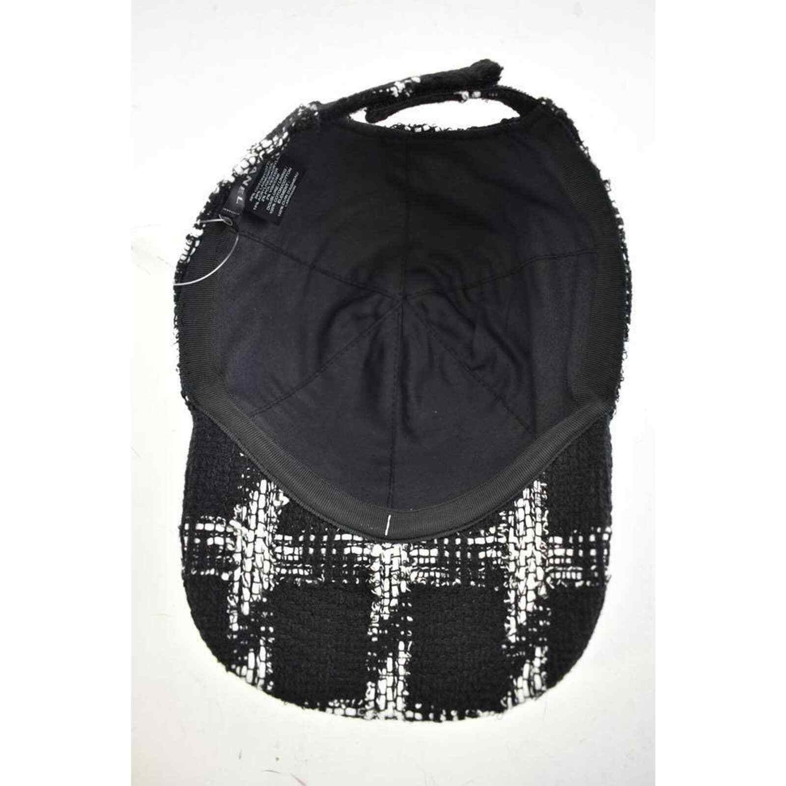 Chanel Chanel Tweed Check Baseball Cap Curved Peak Hat M Medium Size ONE SIZE - 7 Thumbnail