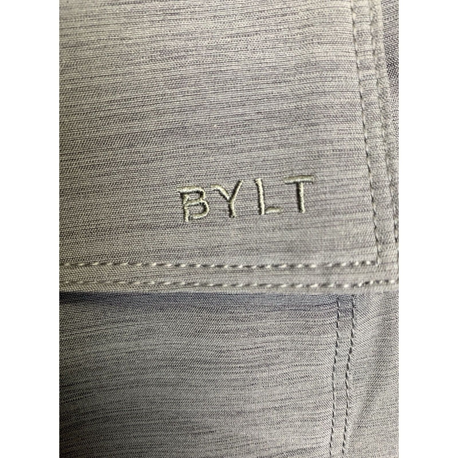 Asics Bylt Shorts Mens 3XL Gray Knit Polyester Spandex Pockets Flat Front Snap Chino Outdoor Preppy Sports Casual Baggy/VINTAGE? Size US 39 - 7 Thumbnail