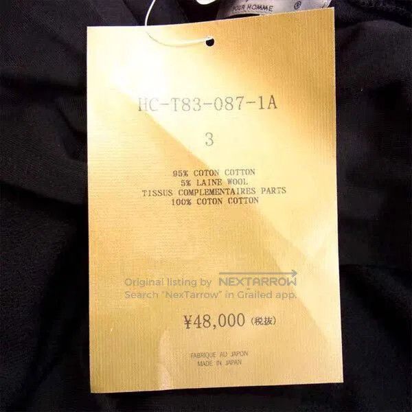 Yohji Yamamoto Black Hooded Button-Up Jacket Size L. Size US L / EU 52-54 / 3 - 5 Thumbnail