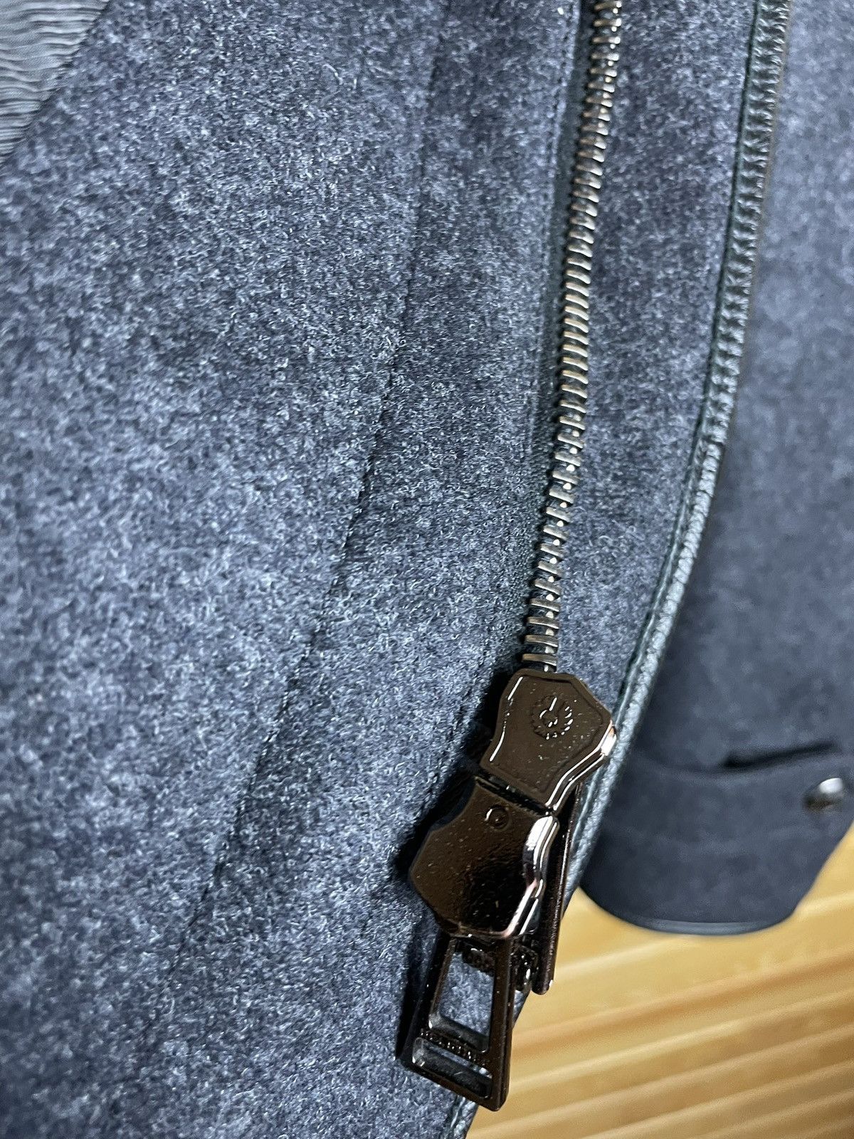 Belstaff × Designer Belstaff Mens Wool Hooded Jacket Made In Italy Size US L / EU 52-54 / 3 - 8 Thumbnail