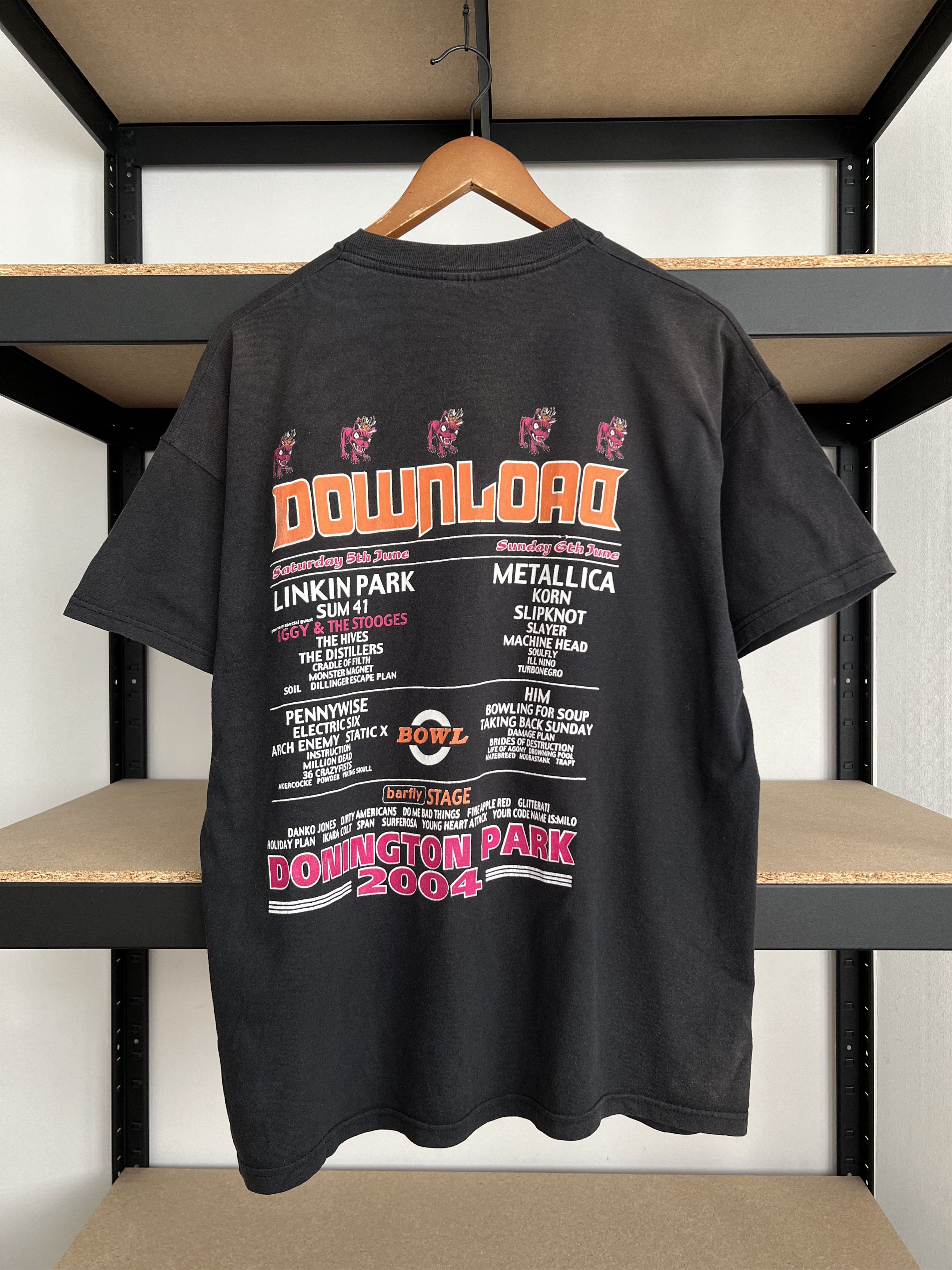 Band Tees Vintage 2004 Metallica St. Anger Download Donington T-shirt Size US XL / EU 56 / 4 - 4 Thumbnail