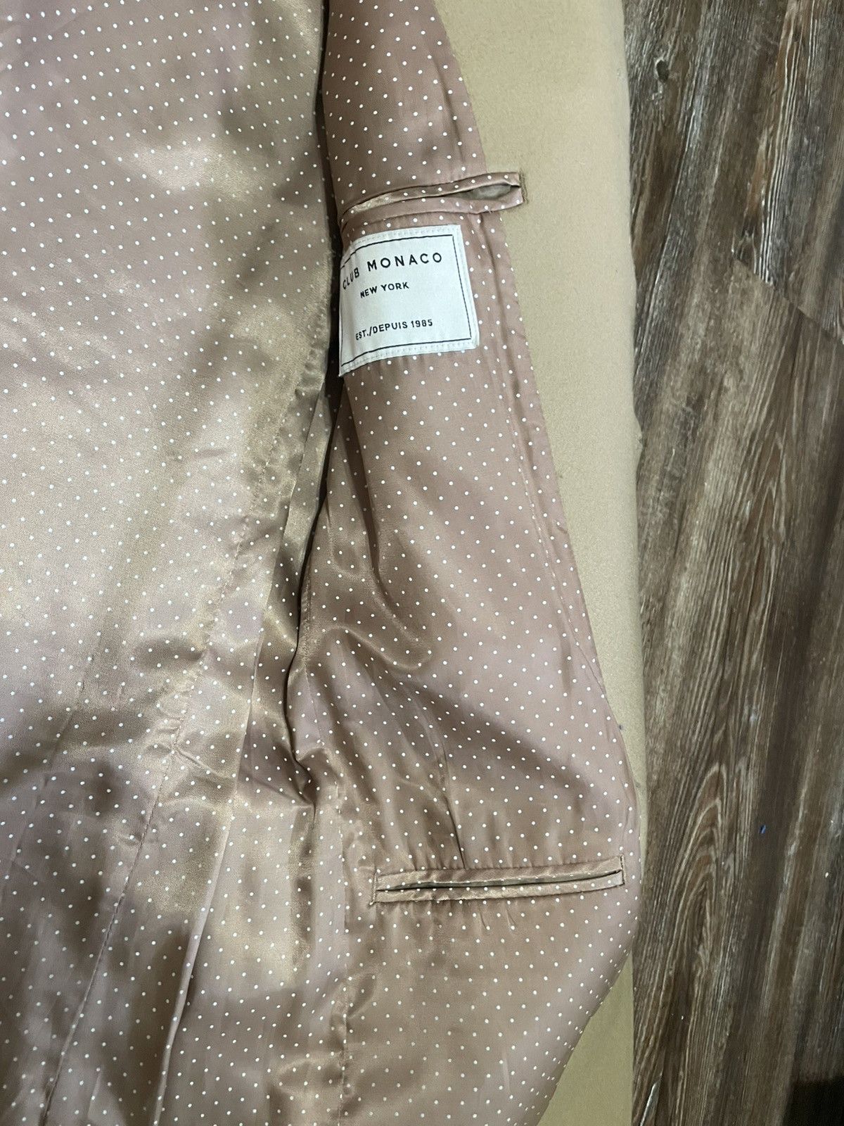 Club Monaco Overcoat / Chesterfield Top Coat Single Breasted Camel Brown Size US S / EU 44-46 / 1 - 5 Thumbnail