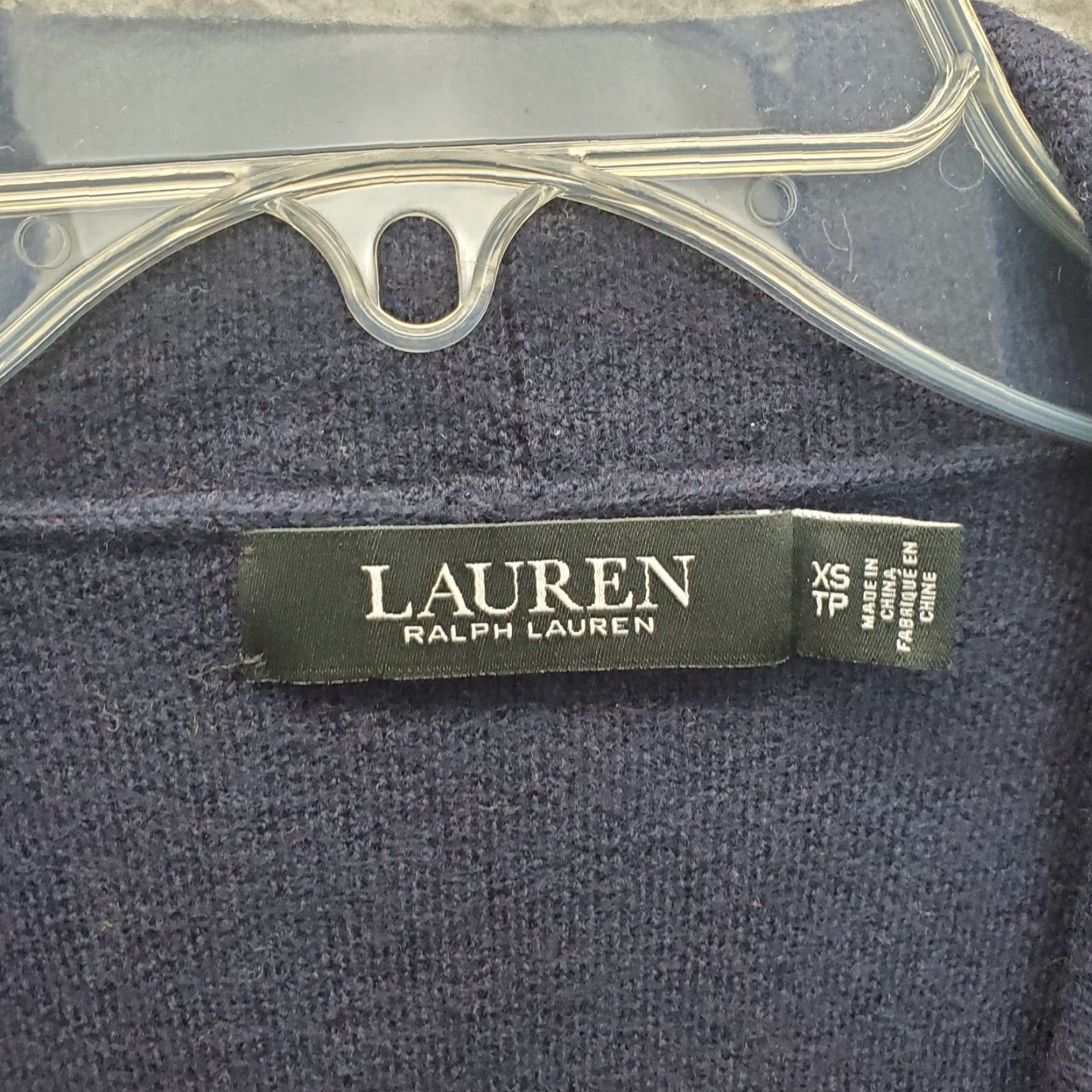 Ralph Lauren Lauren Ralph Lauren Cardigan Womens XS Multi Striped Wool Oversized Open Drape Size XS / US 0-2 / IT 36-38 - 5 Thumbnail
