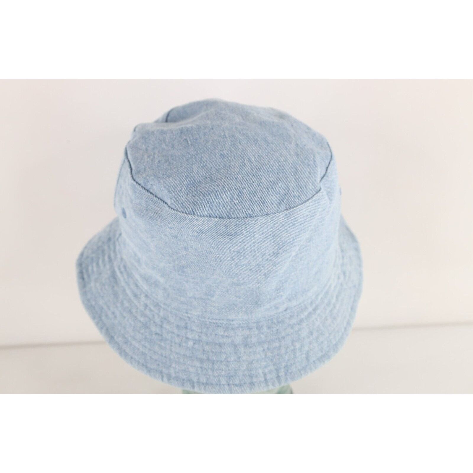 Vintage Vintage 90s Streetwear Faded Reversible Denim Bucket Hat Size ONE SIZE - 3 Thumbnail