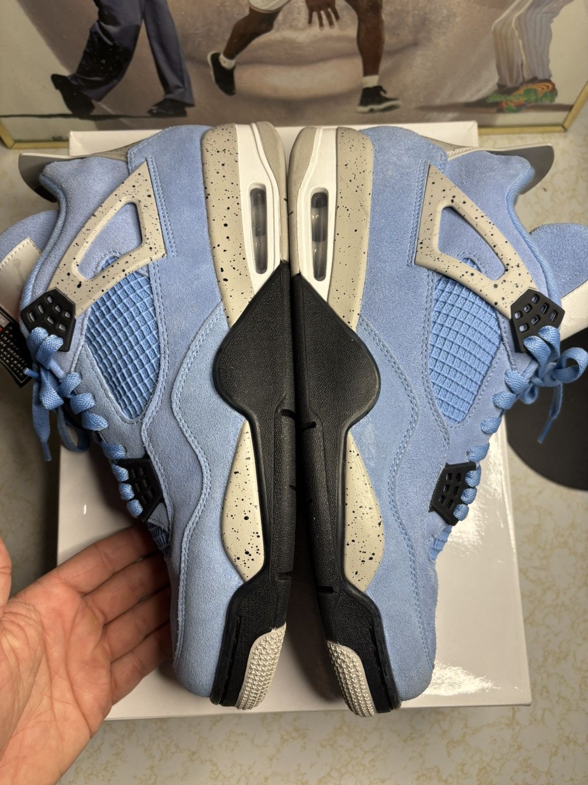 Jordan Brand Jordan Retro 4 “UNC” Size US 13 / EU 46 - 4 Thumbnail