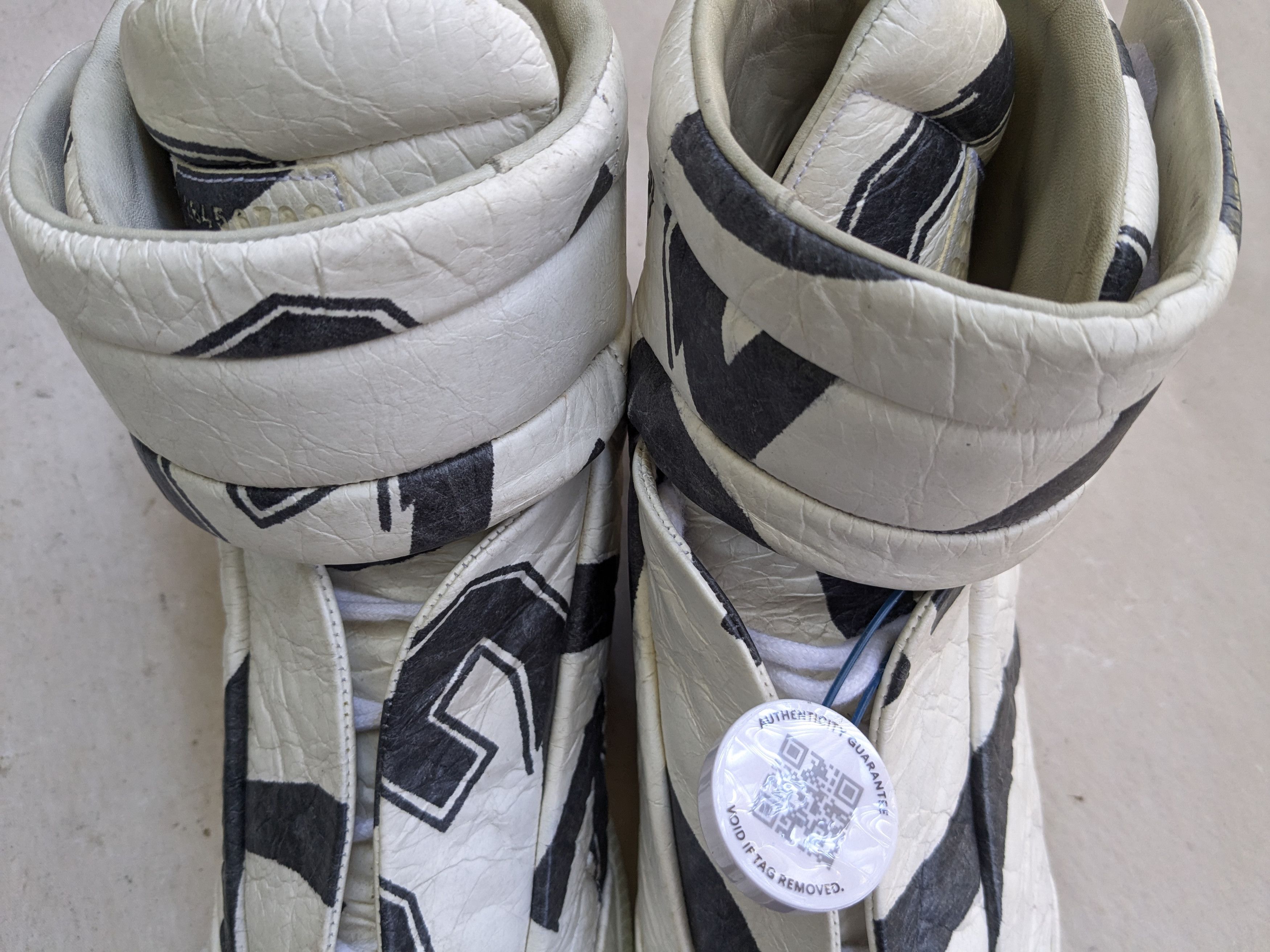 Maison Margiela Maison Margiela Future White 14 47 High Tops Leather Size US 14 / EU 47 - 4 Thumbnail