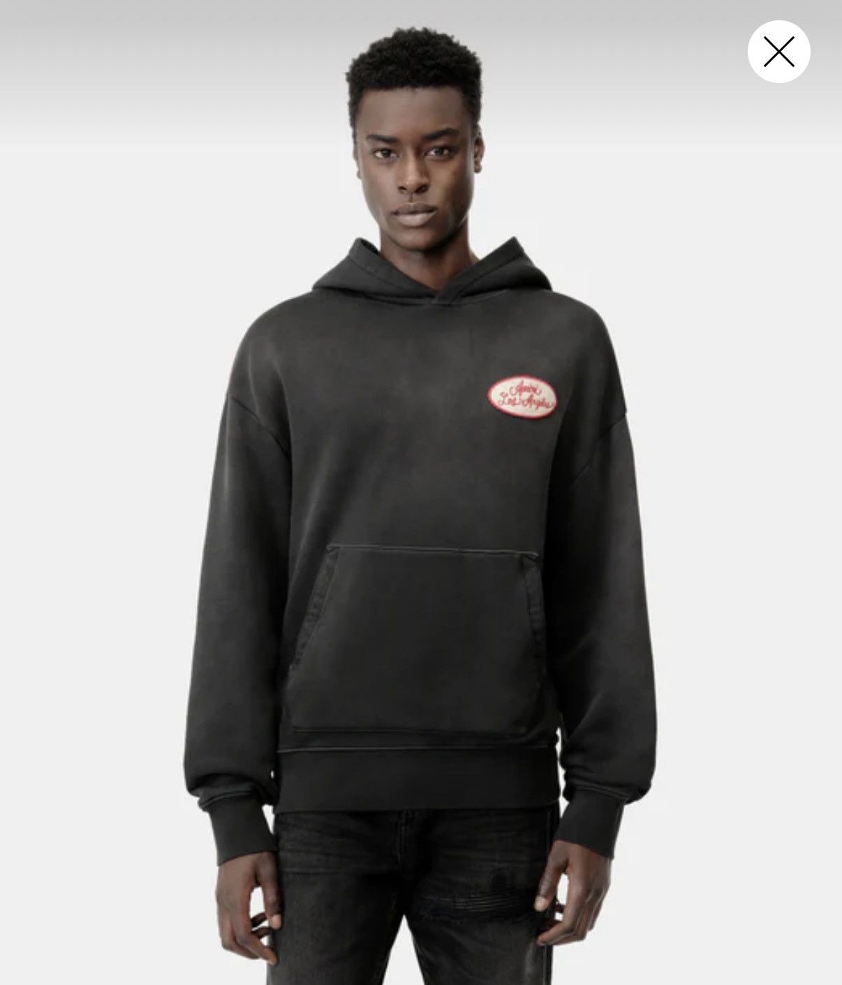 Amiri STATION PATCH OVERSIZED HOODIE Size US L / EU 52-54 / 3 - 2 Thumbnail