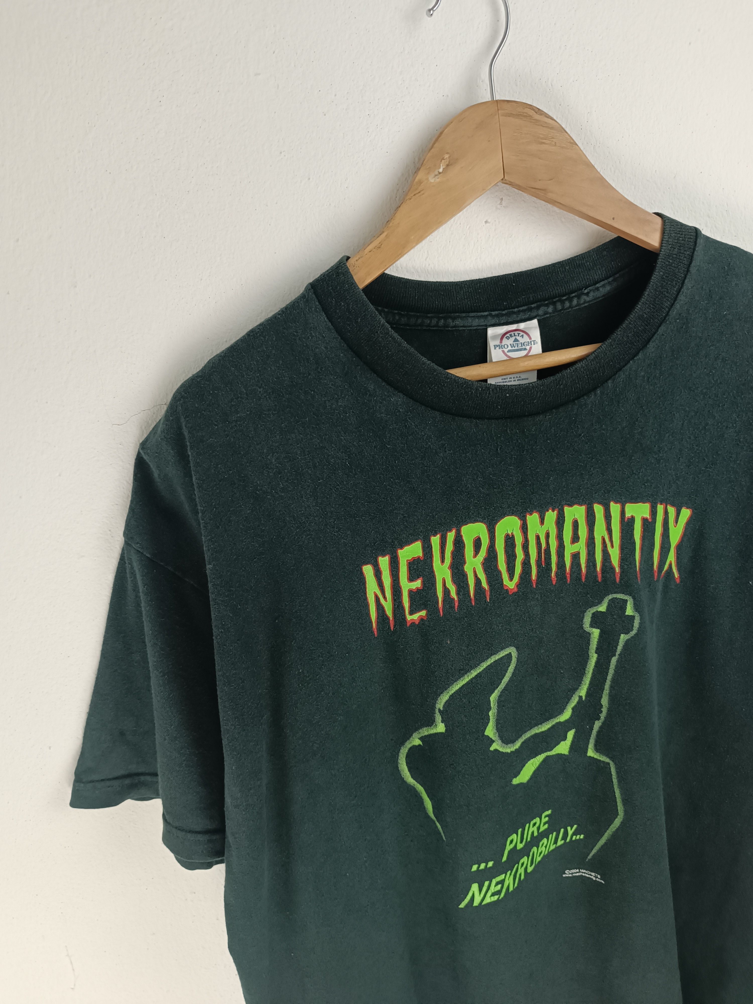 Band Tees THRASHED FADED VINTAGE '04 NEKROMANTIX 'PURE NECROBILLY' afi Size US XL / EU 56 / 4 - 5 Thumbnail