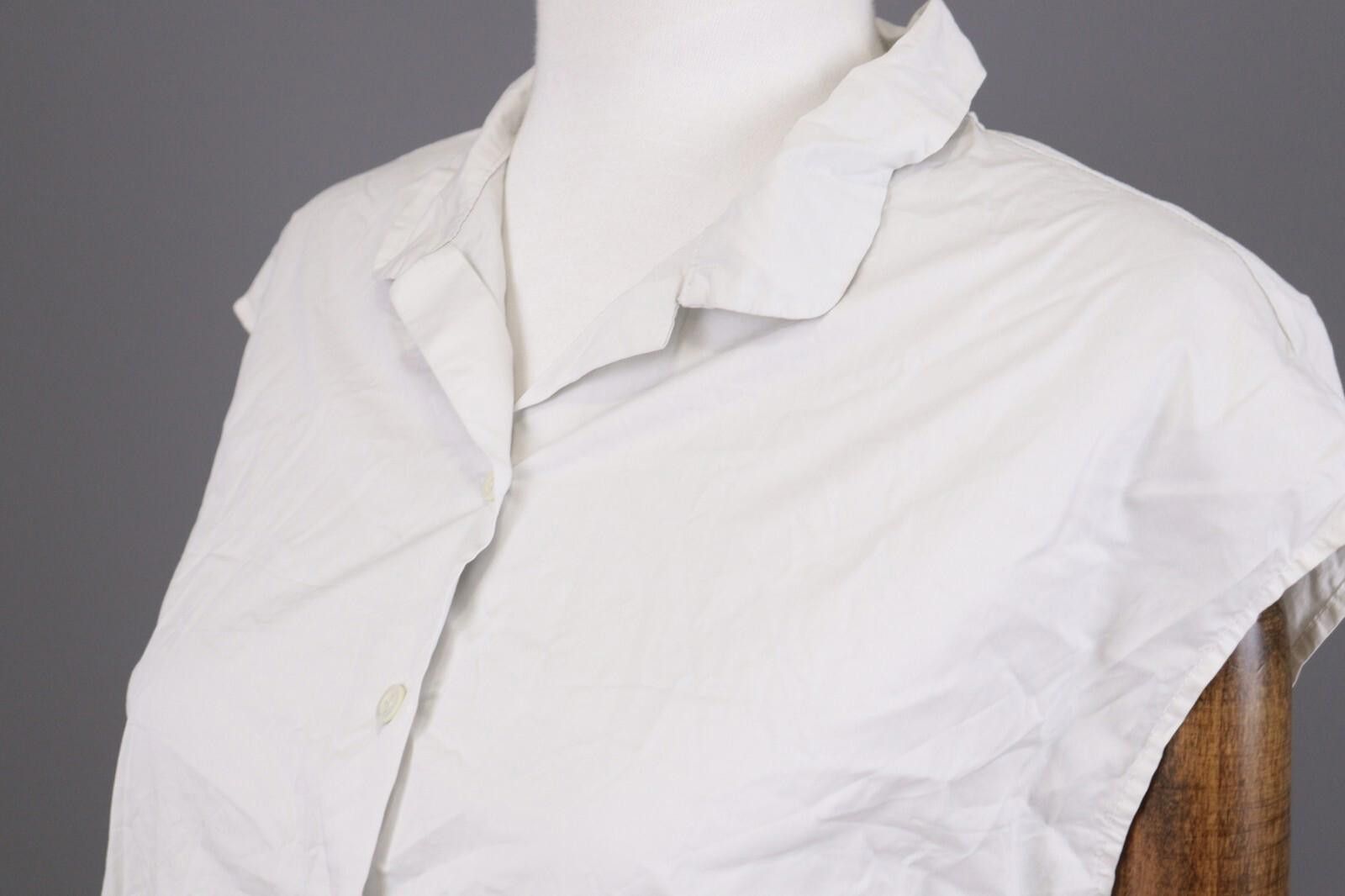 Barena Barena Mirano Venezia White Sleeveless Basic Shirt Top Sz 44 Size M / US 6-8 / IT 42-44 - 8 Thumbnail