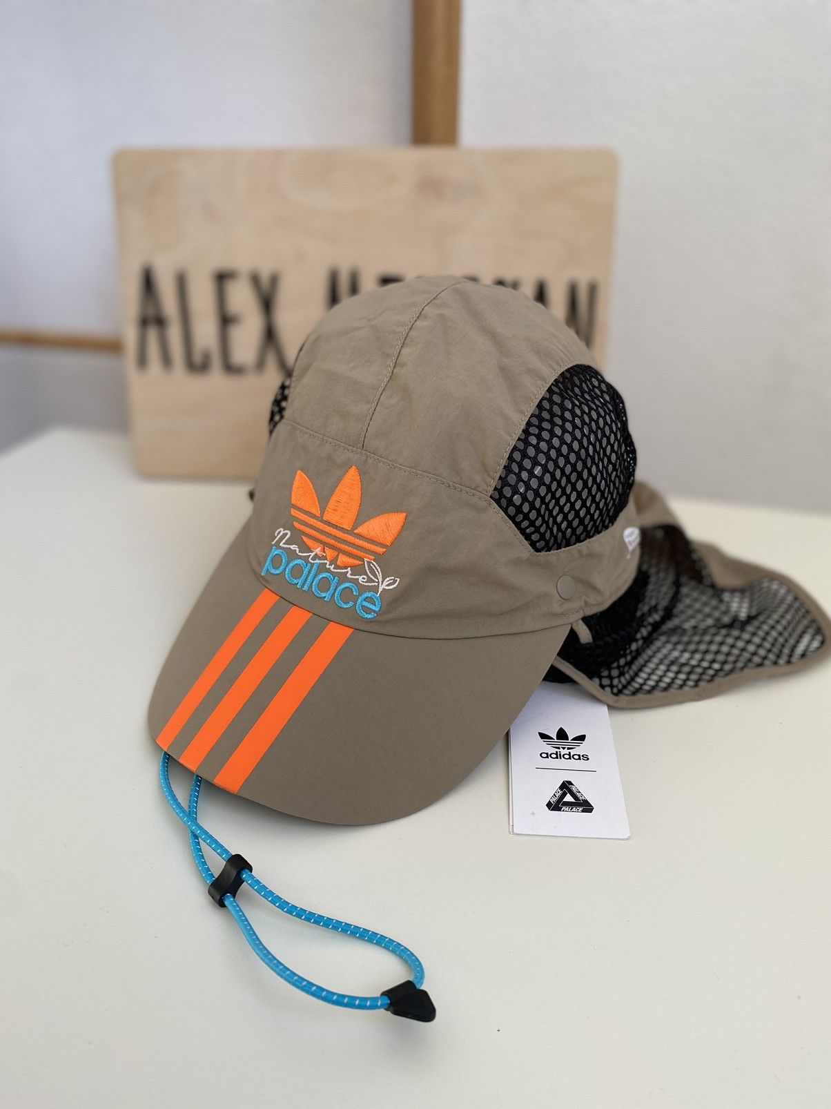 Adidas × Palace Adidas x Palace nature cap blanch cargo Size ONE SIZE - 5 Thumbnail