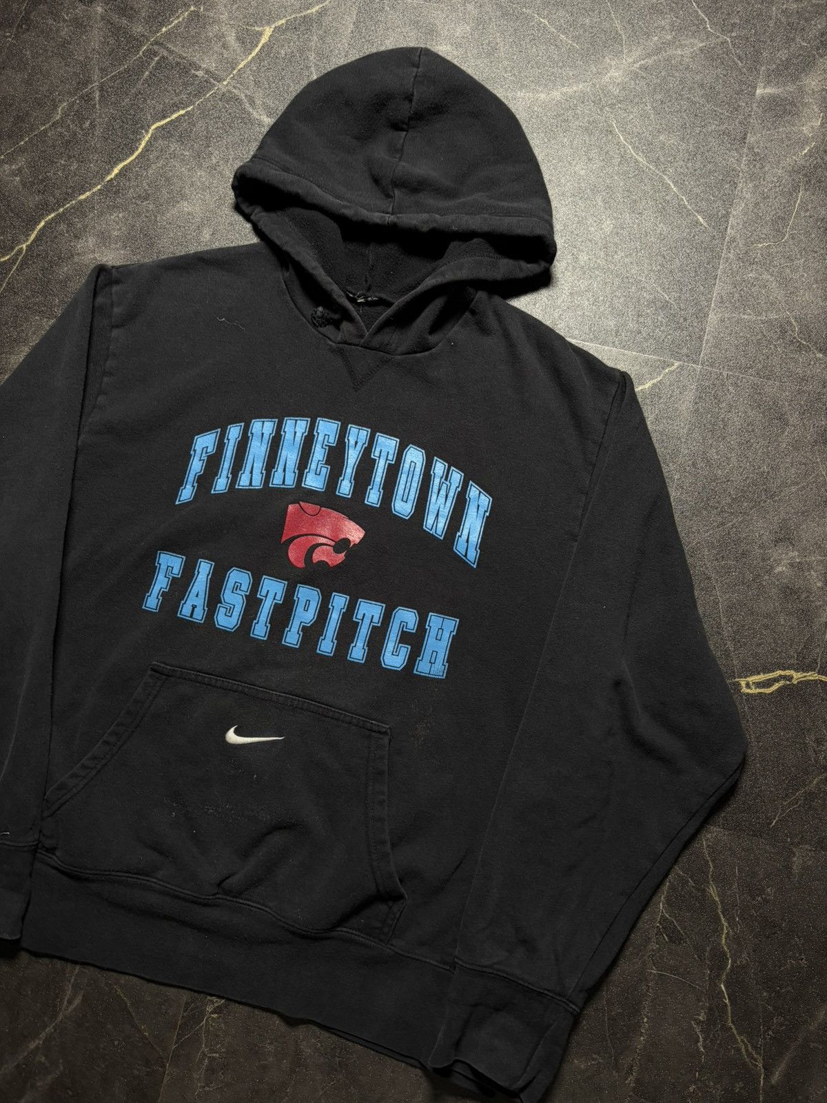 Nike Nike University Retro 00s Vintage Hoodie y2k central Swoosh Size US M / EU 48-50 / 2 - 1 Thumbnail