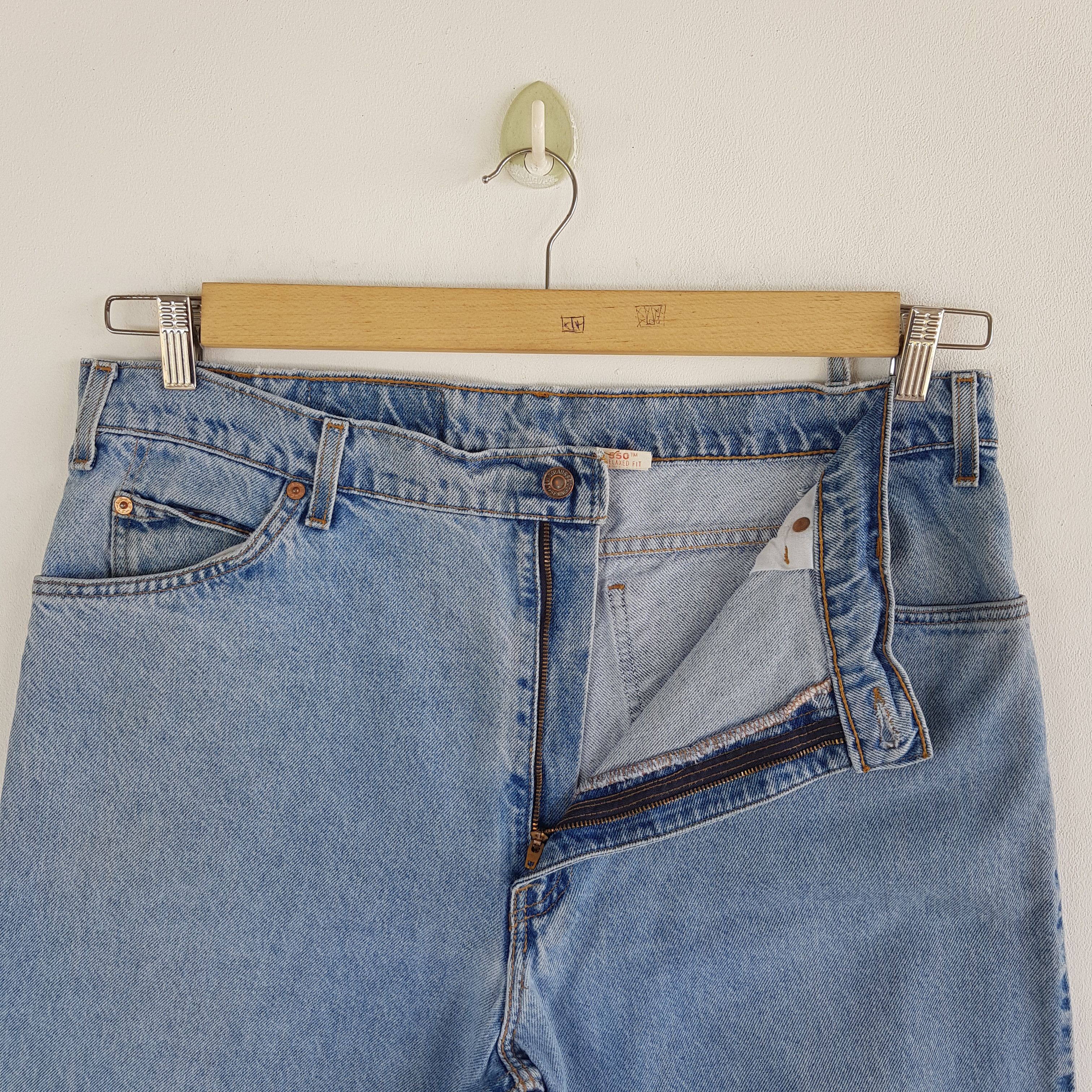 Levi's Vintage Levis 550 Jeans Released Hem Levi's Orange Tab Denim Size US 36 / EU 52 - 5 Thumbnail