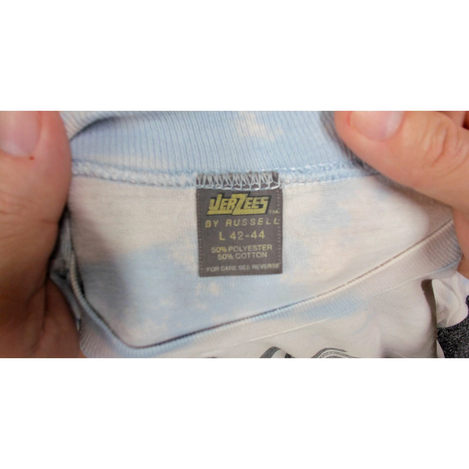 Jerzees Vintage 1985 9AF Gunnery Meet Single Stitch Tie-Dye Tee Size US L / EU 52-54 / 3 - 5 Thumbnail