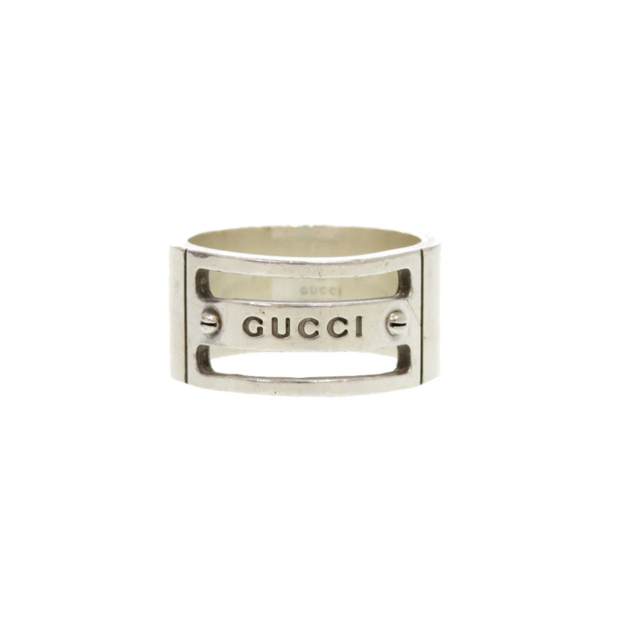 Gucci Gucci Logo Screw Sterling Silver 925 Ring 1603GUCCI Size ONE SIZE - 1 Thumbnail