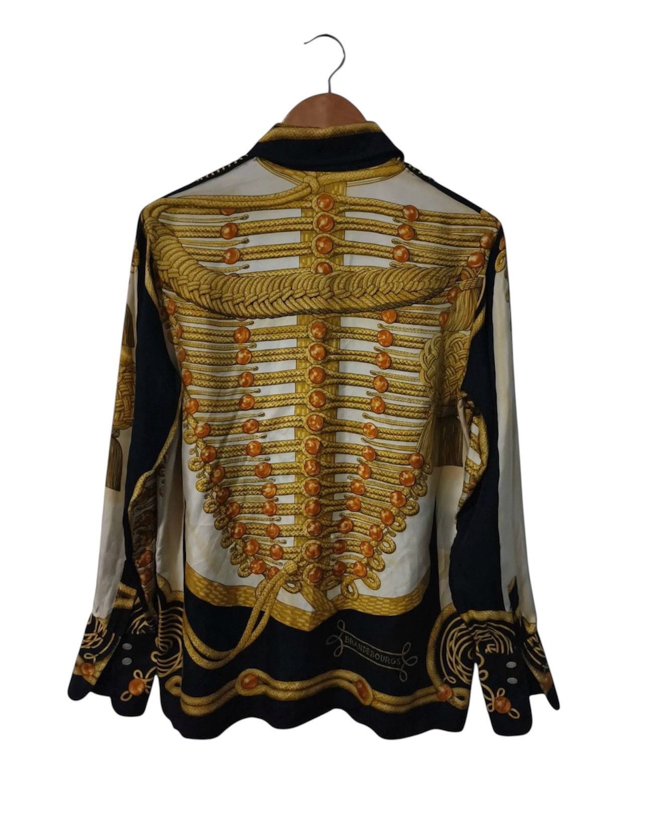 Hermes Hermes Paris Baroque Brandebourgs 1970s silk made in France Size US M / EU 48-50 / 2 - 4 Thumbnail