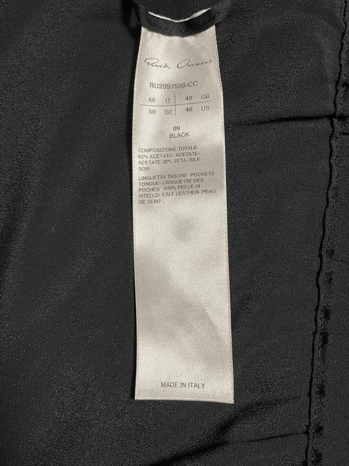 Rick Owens Sz 5-2507 Size US 34 / EU 50 - 3 Thumbnail