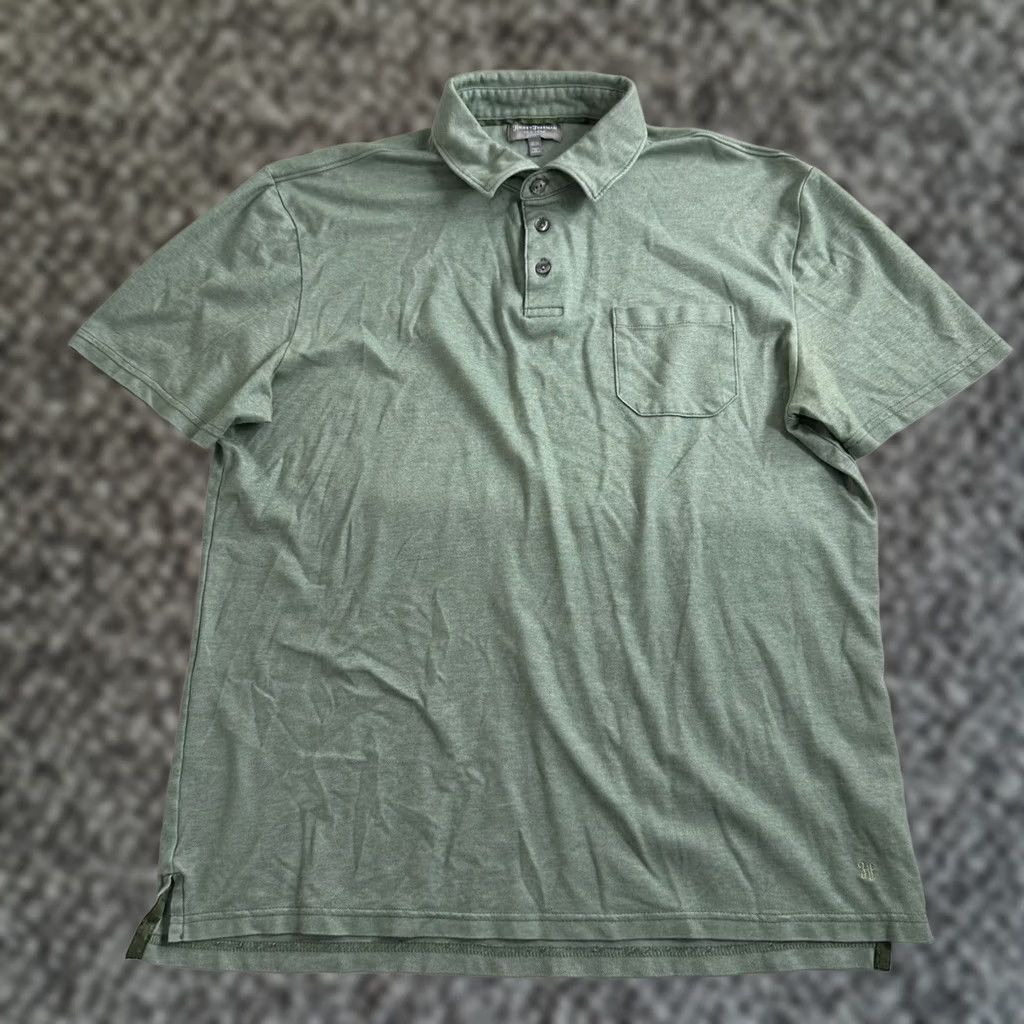 Vintage H Hickey Freeman Polo Shirt Mens Medium Blue Short Sleeve Collared Golf Stretch Size US M / EU 48-50 / 2 - 1 Thumbnail