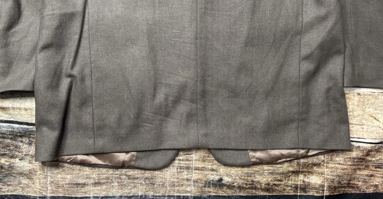 Other Louis Dell Olio Blazer Jacket Mens 44 Cashmere Silk Fishbone Size 44R - 9 Thumbnail