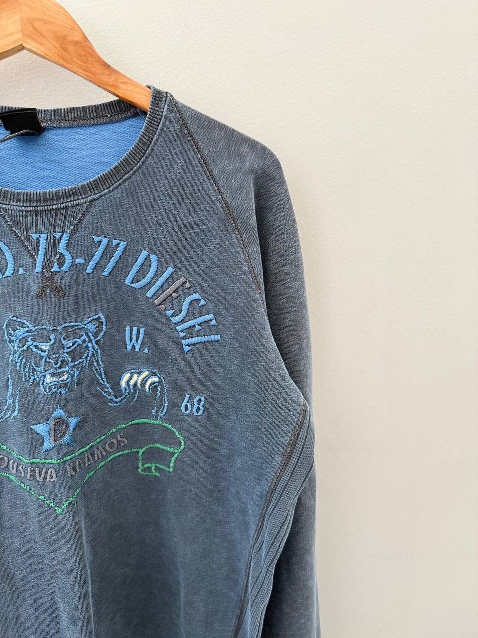 Diesel Vintage 90s Diesel Sweatshirt Size US L / EU 52-54 / 3 - 3 Thumbnail