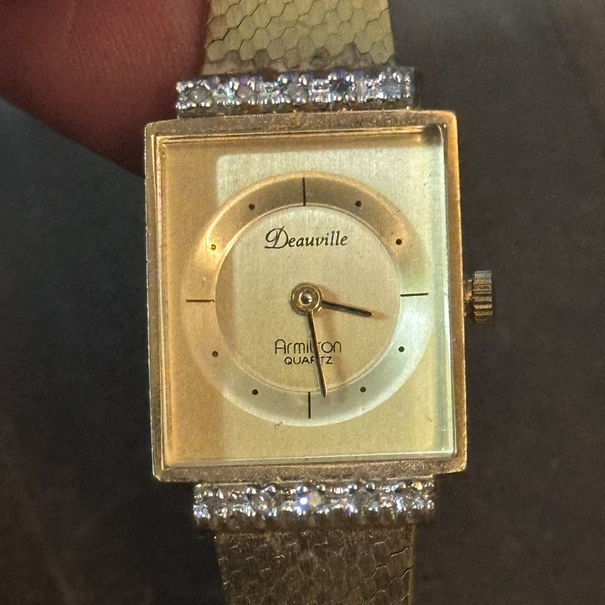 Vintage Vintage Deauville Armitron diamond accent watch Size ONE SIZE - 6 Thumbnail