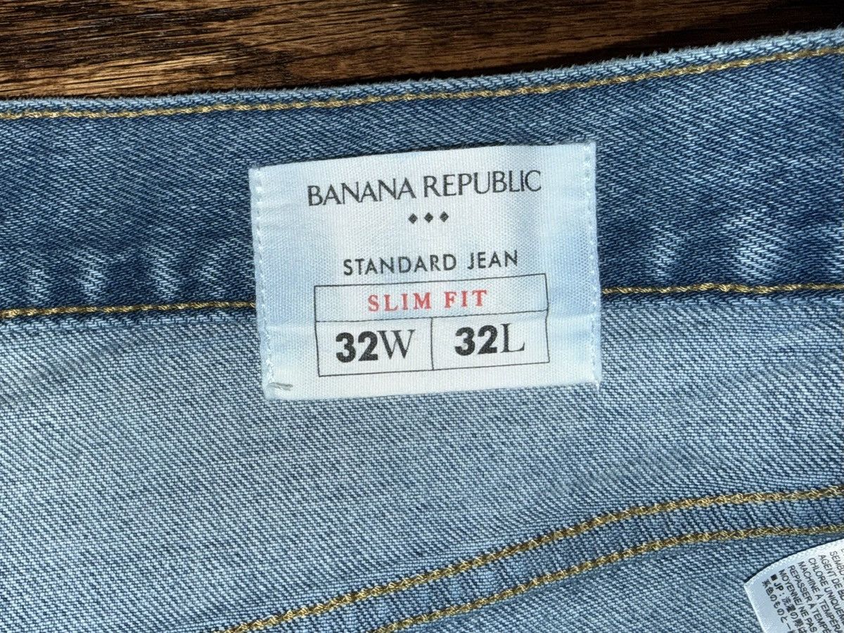 Banana Republic Banana Republic Standard Fit Denim Jeans Light Wash Sz 32x32 Size US 32 / EU 48 - 4 Thumbnail