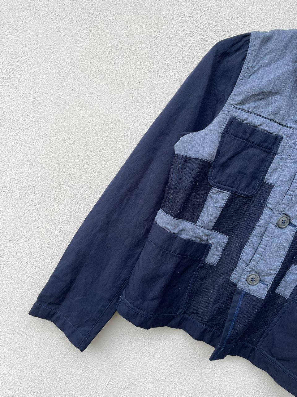 Comme des Garcons × Designer × Japanese Brand AD2010 Comme Des Garcons Patchwork Boro Jacket Size XS / US 0-2 / IT 36-38 - 9 Thumbnail