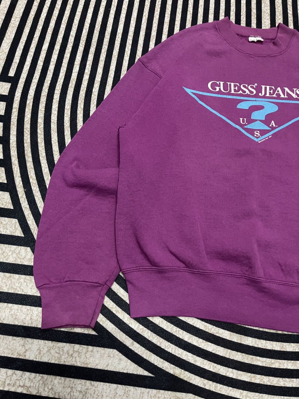 Guess VINTAGE 1993 GUESS BIG LOGO SWEATSHIRT Size US L / EU 52-54 / 3 - 3 Thumbnail