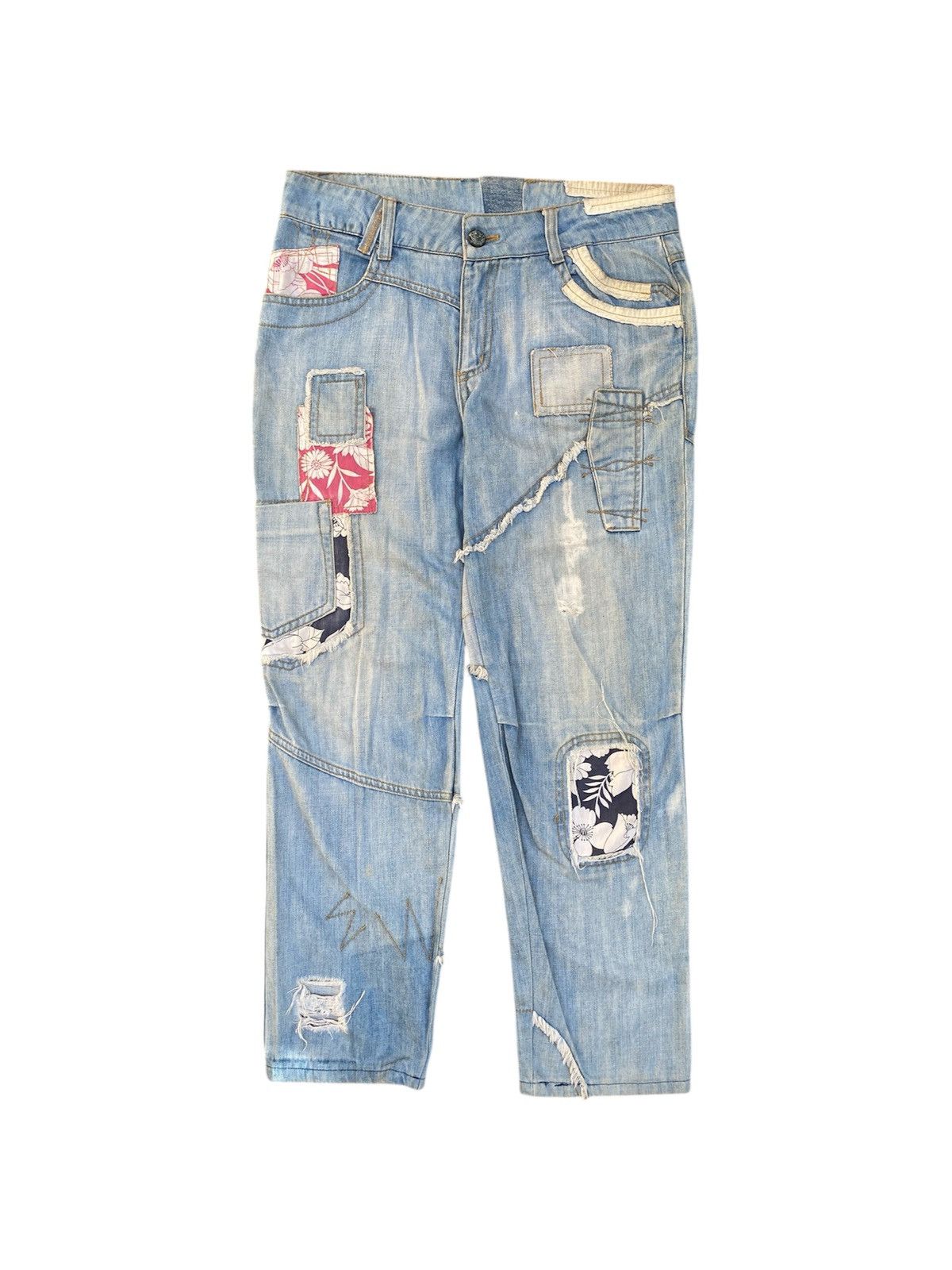 Sample Japanese Patchwork Jeans Kapital Style