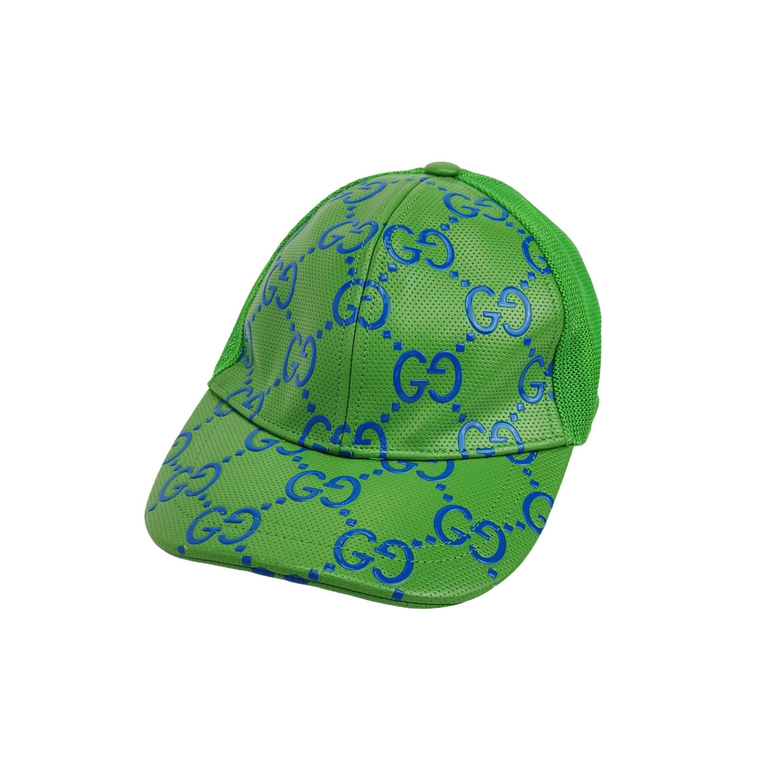 Gucci Gucci Leather GG Monogram Baseball Cap Size M Size ONE SIZE - 1 Thumbnail