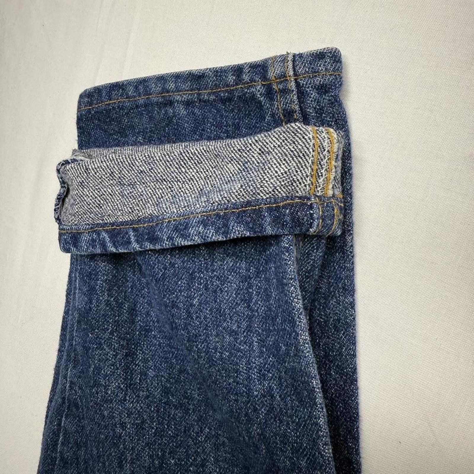 Other 1930s raw denim trousers, talon zipper, snap buttons Size 16 Size 38" / US 16 / IT 52 - 2 Thumbnail