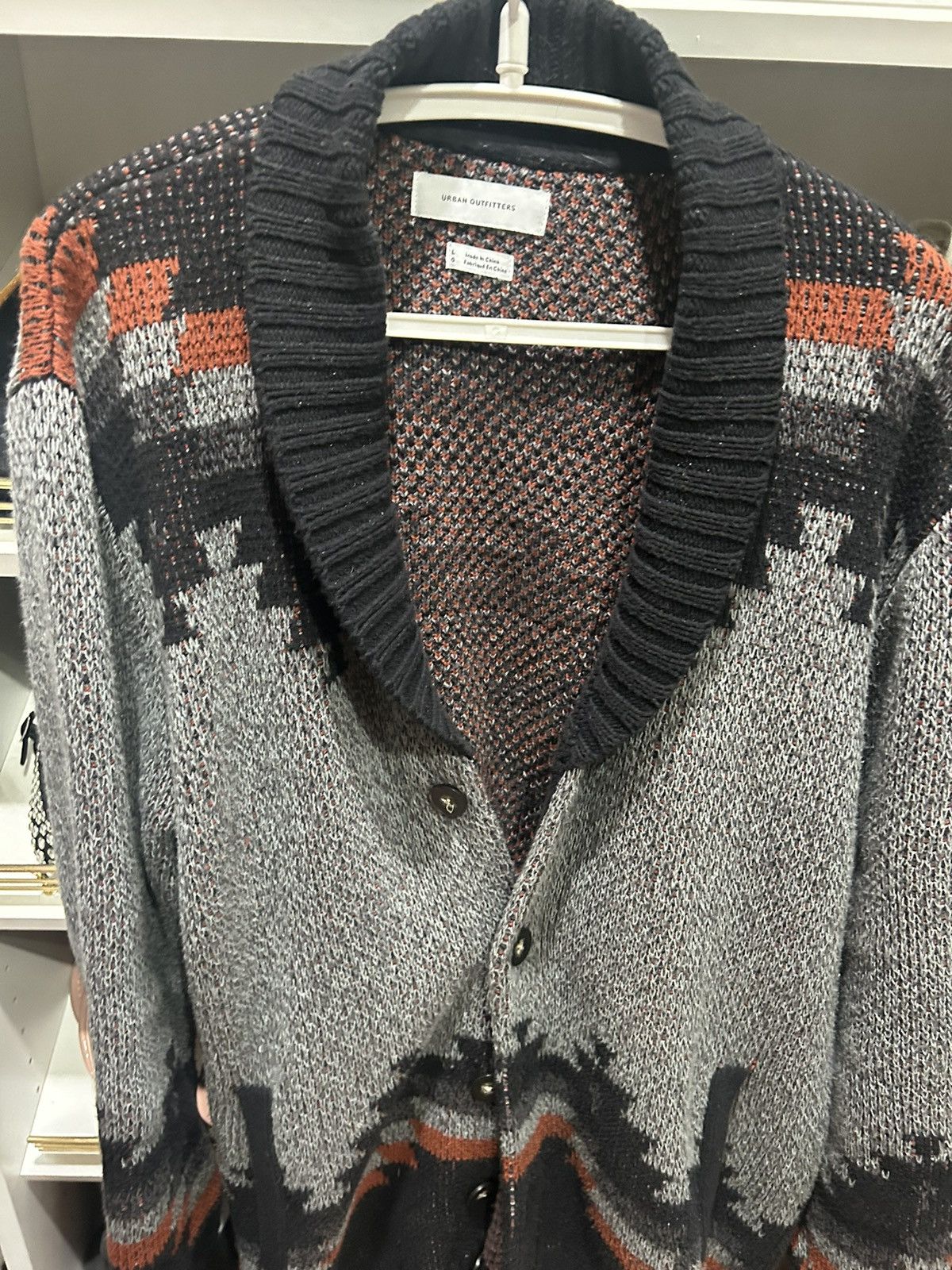 Urban Outfitters Wolf Cardigan Size US L / EU 52-54 / 3 - 6 Thumbnail