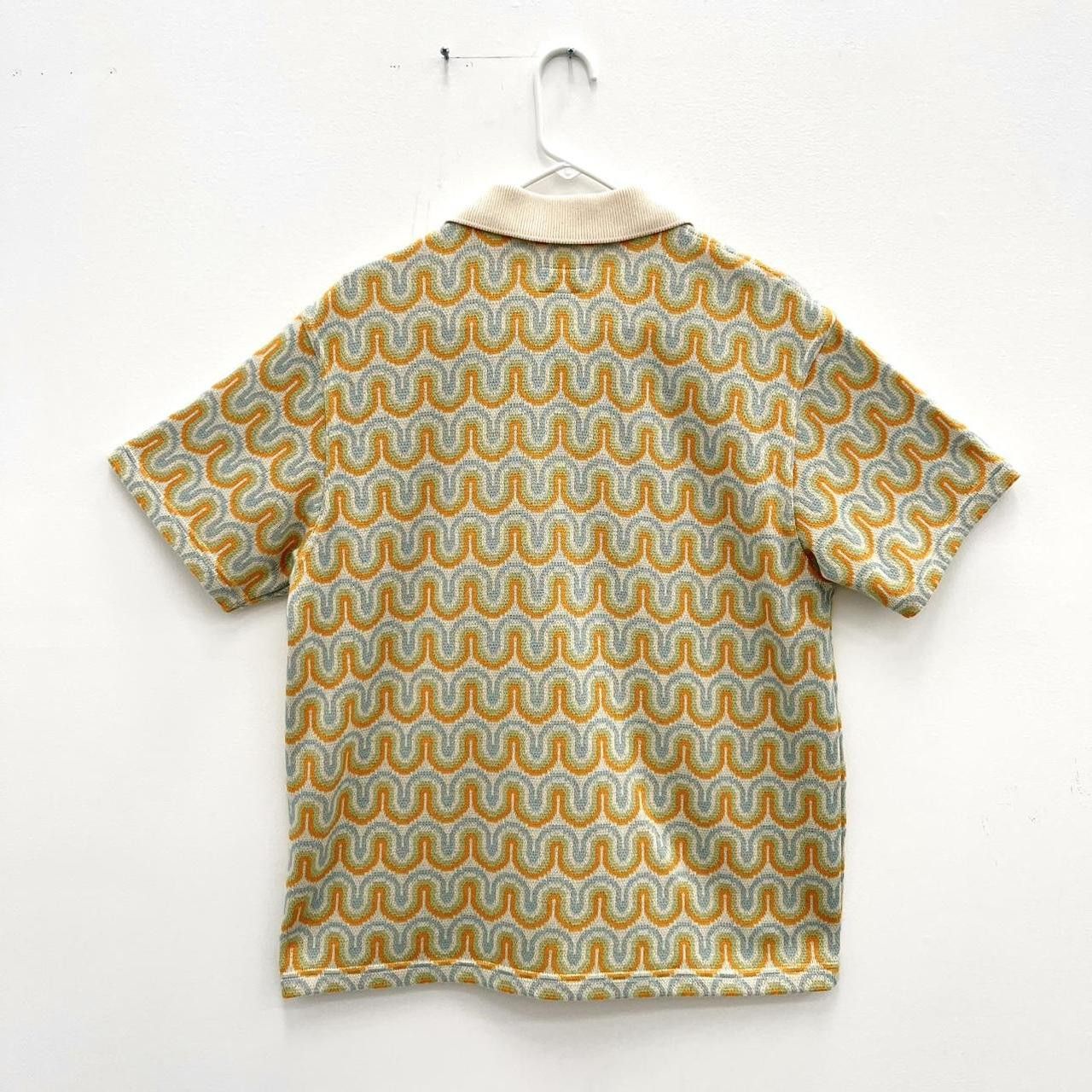 Golf Wang Golf Wang Stripe Knit Polo Cream Combo Wavy Pattern Large Size US L / EU 52-54 / 3 - 3 Thumbnail