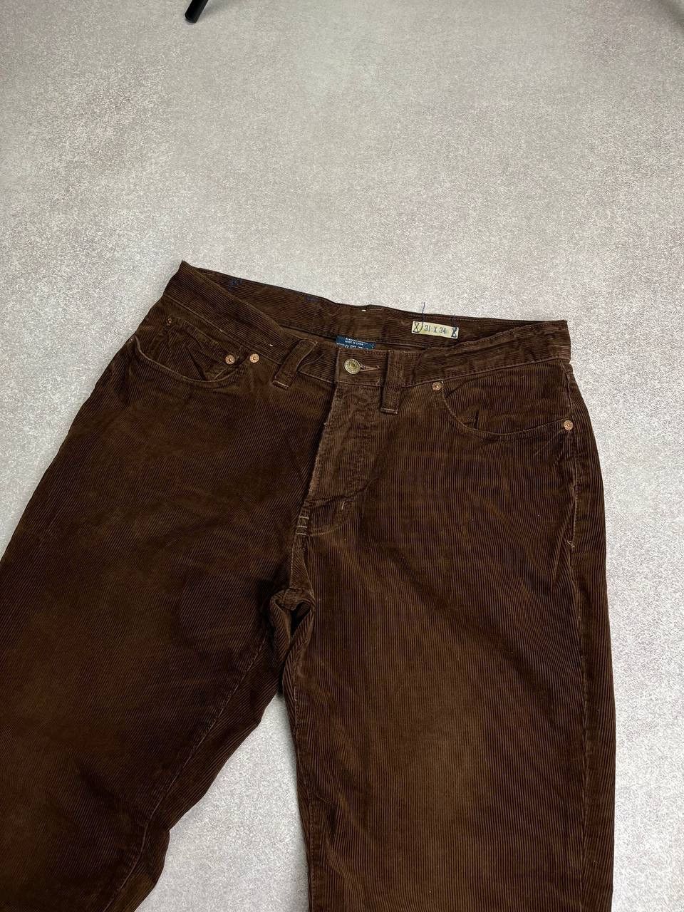 Polo Ralph Lauren Vintage Polo Ralph Lauren Baggy Velvet Flared Pants 31x34 Size US 31 - 4 Thumbnail